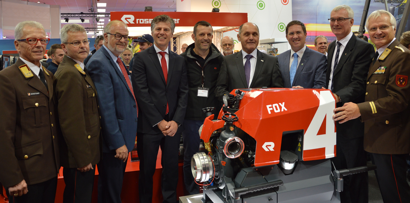 RETTER Messe 2016_Präsentation Rosenbauer FOX