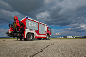 Schweres Rüstfahrzeug Feuerwehr Bad Mühllacken