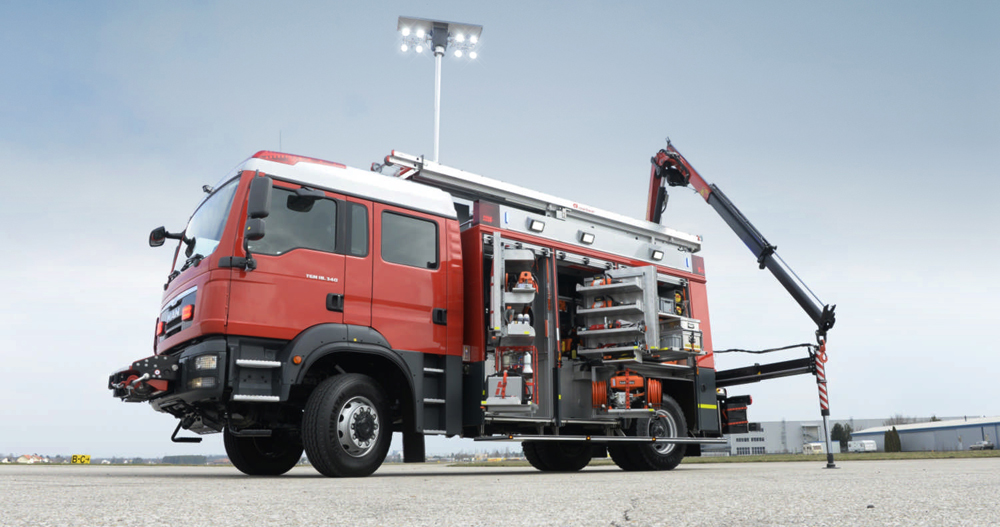 The vehicles are customised country- and customer-specific for the respective application purposes.