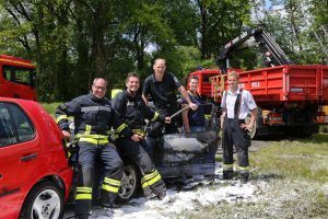 Video Shoot with Firefighting Equipment