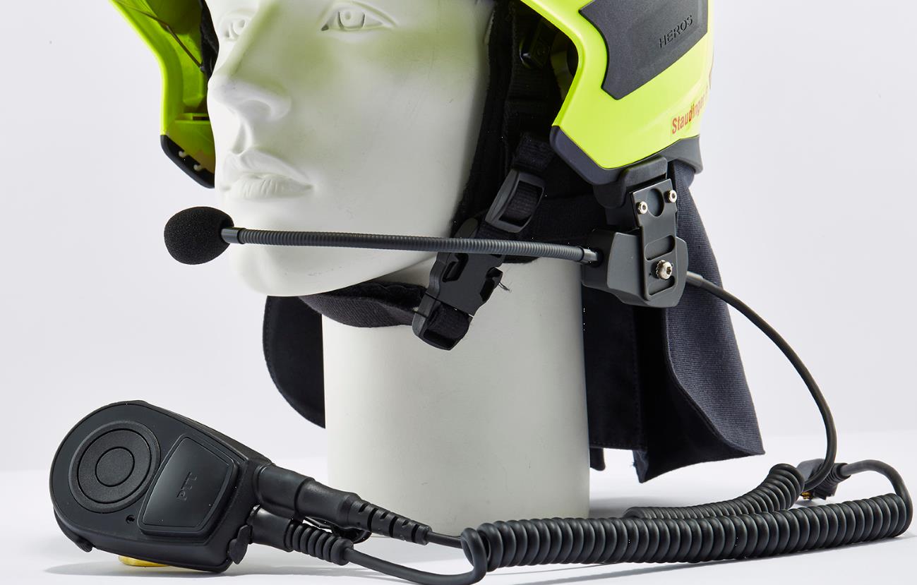 Rosenbauer Funkgerätelösungen Feuerwwehrhelme