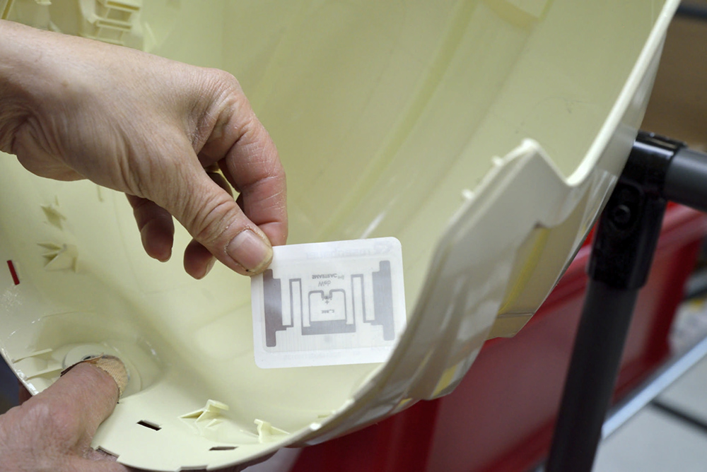 Rosenbauer Helmproduktion mittels RFID