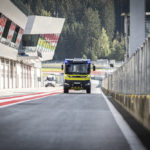 Der CFT in der Boxengasse des Red-Bull Rings in Spielberg, Österreich