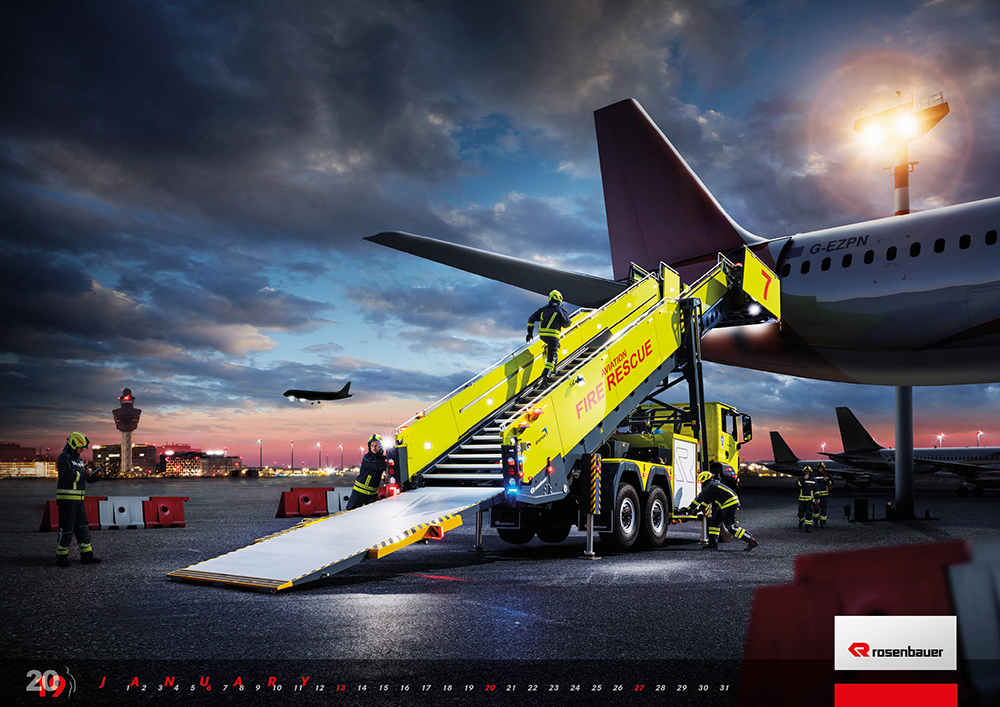 Rettungstreppe E8000 Rosenbauer
