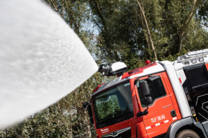 Proportioning technology for foam compound in a Rosenbauer AT
