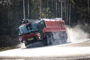 Rosenbauer PANTHER driving safety test track