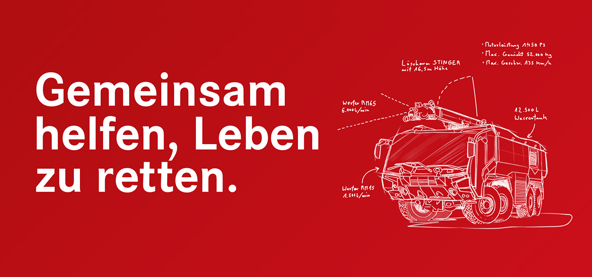 "Gemeinsam helfen, Leben zu retten." - Rosenbauer Employer Branding