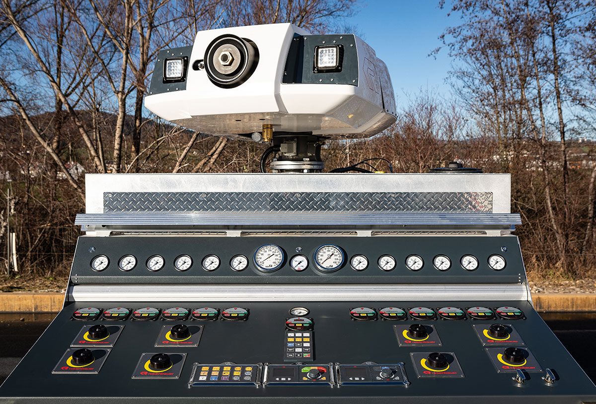 Control panel pump for Rosenbauer-COMMANDER