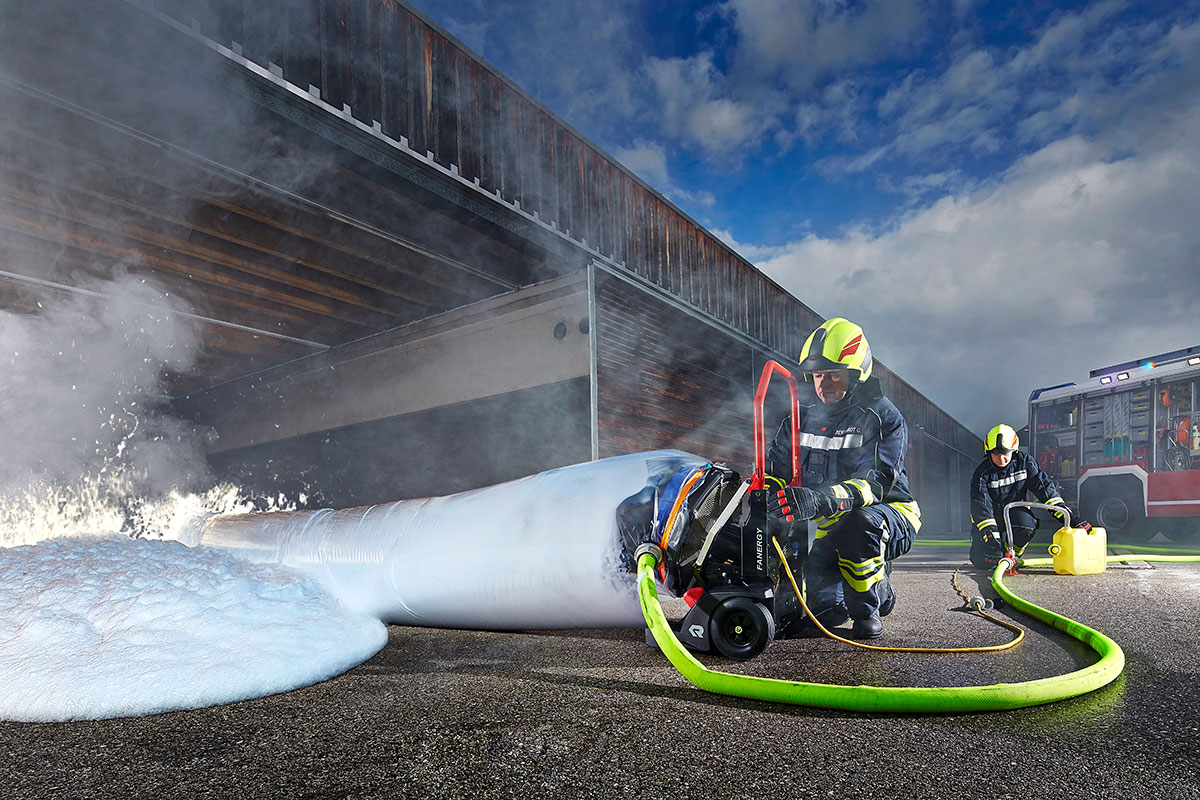 Disposal of fire fighting foam