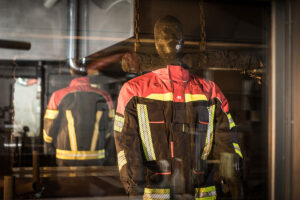 Protective suit FIRE FLEX - ThermoMan test