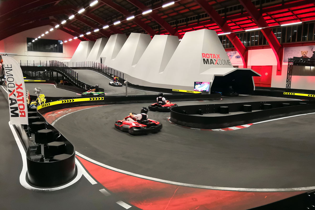 eKart Race at the Rotax MAX Dome