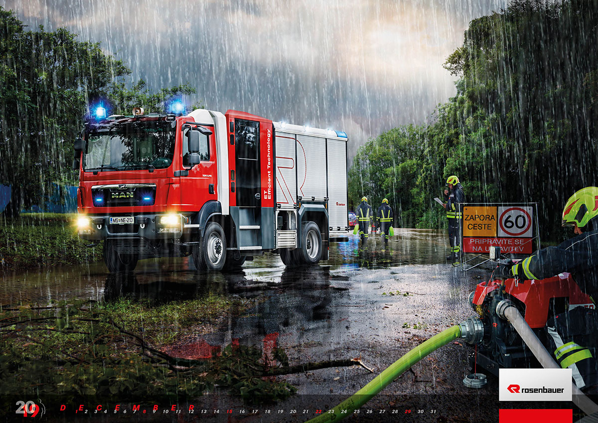 ET rescue fire fighting vehicle for Slovenia