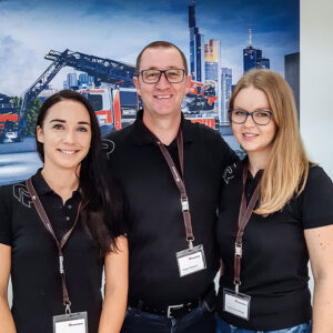 Rosenbauer employees at the A+A in Düsseldorf