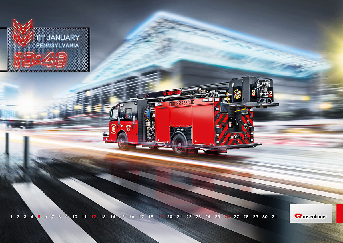 Articulating Cobra Platform 55' for PA Hose Company