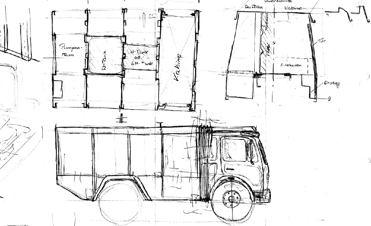 Rosenbauer AT - 2nd original sketch