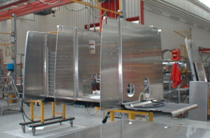 Frame structure in the 1st generation of the Rosenbauer AT