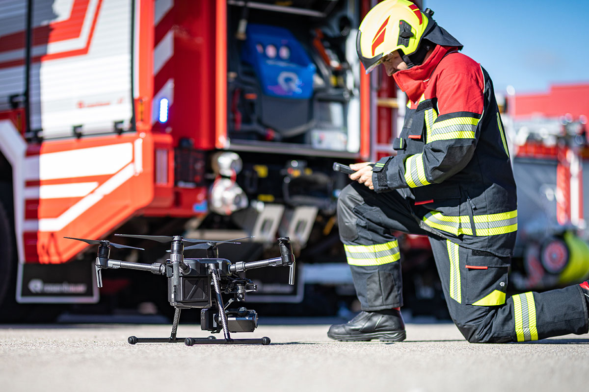 Drones at emergency services