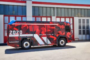Rosenbauer Revolutionary Technology: RT prototype 1 on the road