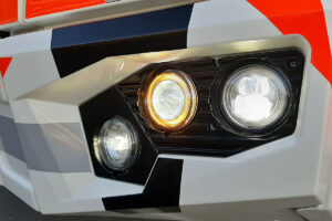 Rosenbauer Revolutionary Technology: RT Berlin undergoing a check on the lighting system