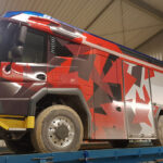 Rosenbauer Revolutionary Technology: RT prototype 2 during the undercarriage inspection
