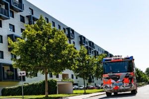 Rosenbauer Revolutionary Technology: RT Berlin on the move in a Linz residential neighborhood