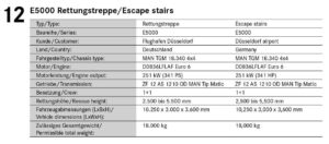 E5000 Rettungstreppe