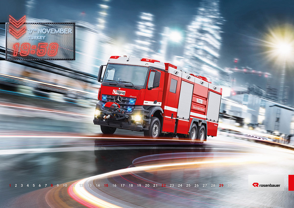 CBS Industrial fire fighting vehicle for Türkiye Petrol Rafinerileri A.S.