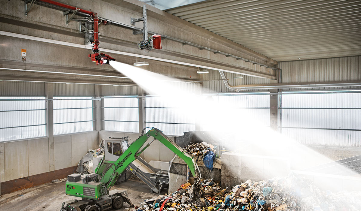 Turret extinguishing systems and RPA Infrared Detection Ignis3D