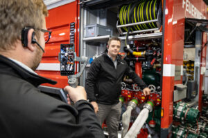 Virtual vehicle acceptance at Rosenbauer