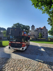 Turntable ladder L32A-XS Flat from Rosenbauer in Cadolzburg