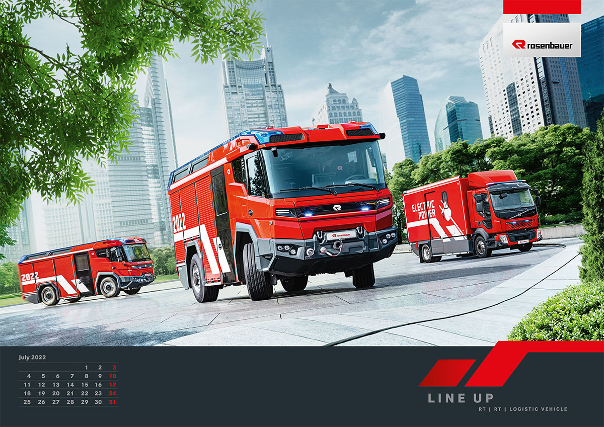 Rosenbauer RT - electric tank firefighting vehicle