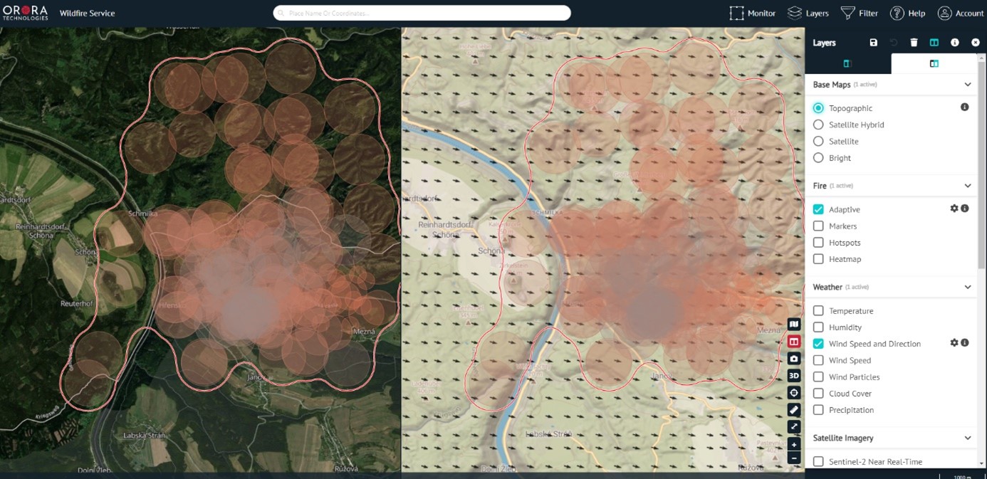 Screenshot OroraTech