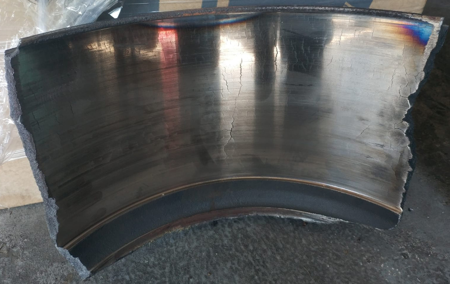 Brake drum broken