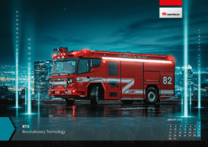 RTX Los Angeles Fire Department - Rosenbauer Kalender Jänner 2023