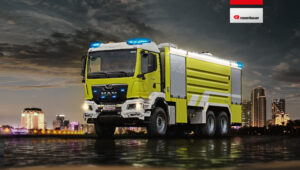 MT Civil Defence Sharjah - Rosenbauer Calendar February 2023