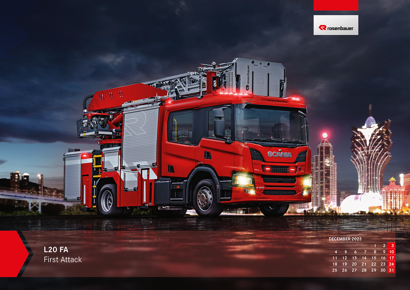 L20 FA - Rosenbauer Calendar December 2023