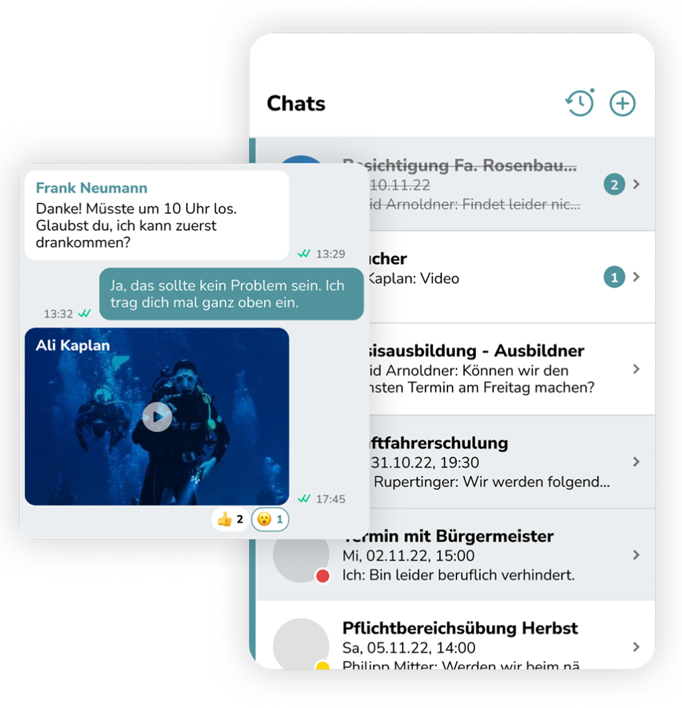 RDS Connected Command App für Einsatzorganisationen