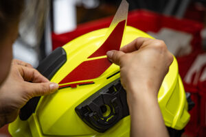 Production of the HEROS H10 firefighting helmet