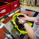 Production of the HEROS H10 firefighting helmet
