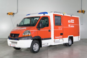 TLF 500 (water tender, 500 l water tank) as Compact Line on Renault Master Pro, year of construction 2005