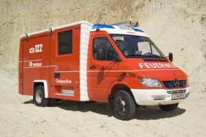 LF (fire-fighting vehicle) as Compact Line on Mercedes Benz Sprinter, year of construction 2004